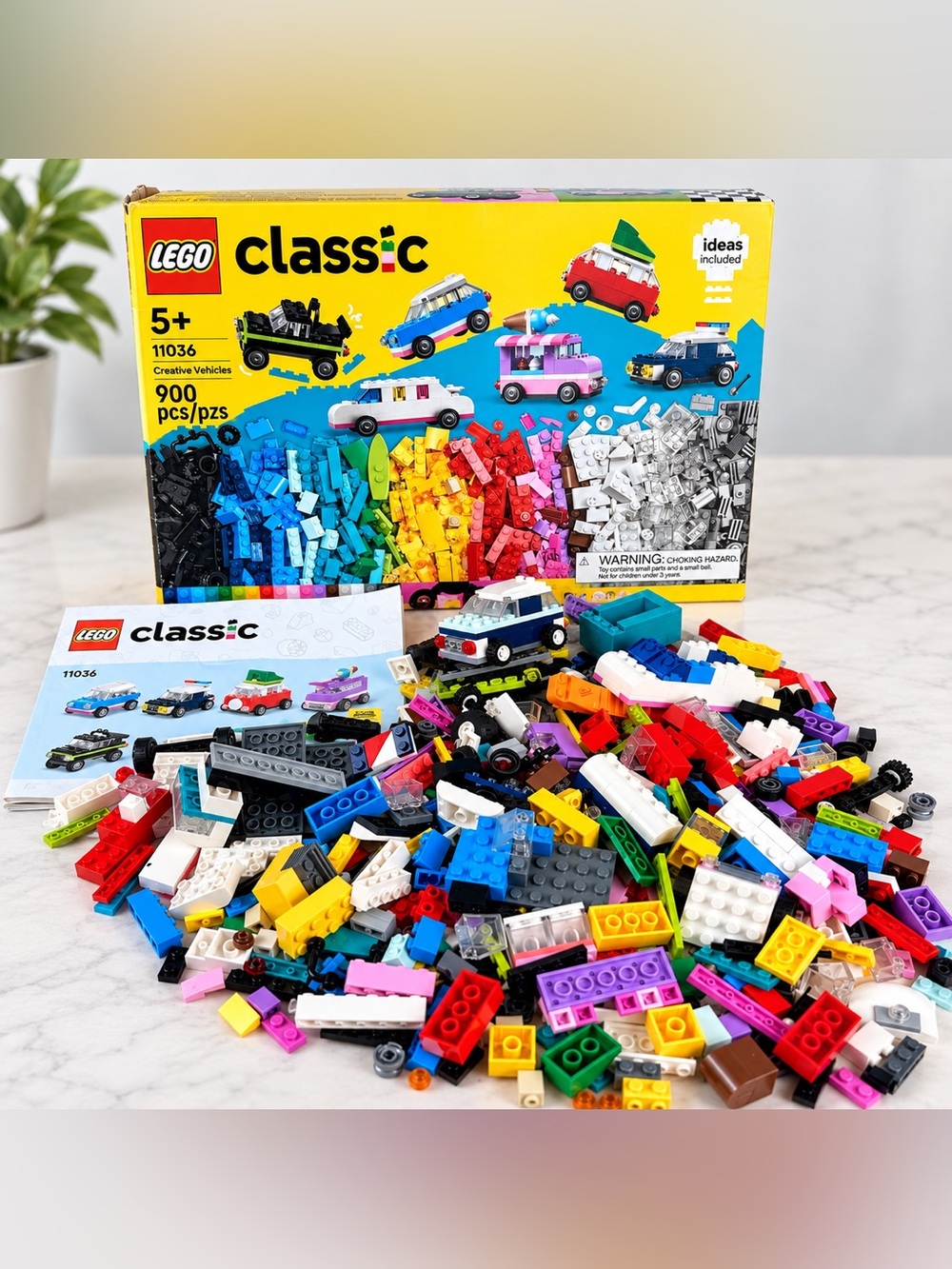 LEGO Classic 11036 Creative Vehicles Mixed Incomplete Lot